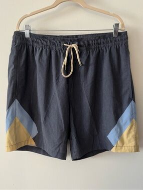 Fair Harbor Lined Geometric Swim Trunks Sz 2X